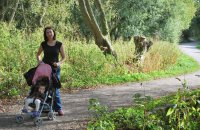 Attempting to instill a love of the countryside into baby Loz