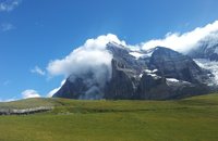 North face of the Eiger Glacier