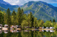 Bohinj Lake in Slovenia