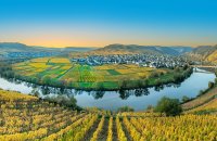 Moselle river panoramic