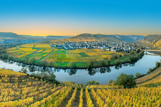 Moselle river panoramic