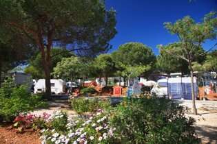 A campsite in Spain