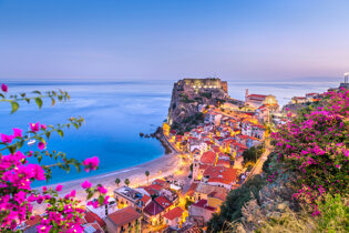 Scilla, Italy on the Mediterranean Coast