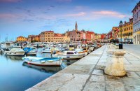 Old town of Rovinj in Croatia