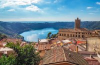 Medieval town of Castelli Romani, Italy