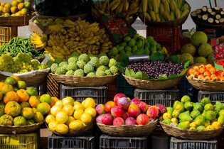 Fresh fruit at market