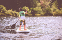 Stand up paddle boarding is becoming increasingly popular