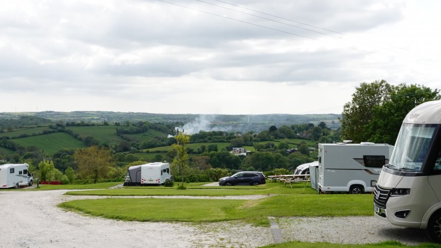 Carnon Wollas Touring Park in Truro, Cornwall