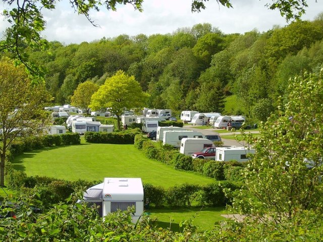 Dornafield Dartmoor Caravan and Motorhome Club Site
