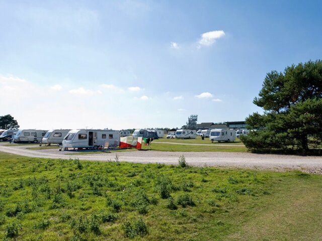 Exeter Racecourse Caravan and Motorhome Club Site