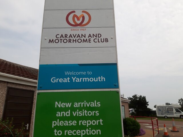 Great Yarmouth Racecourse Caravan and Motorhome Club Site