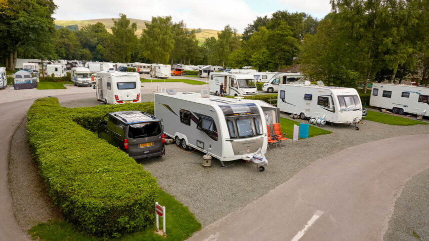 Caravan and motorhome club shop sites