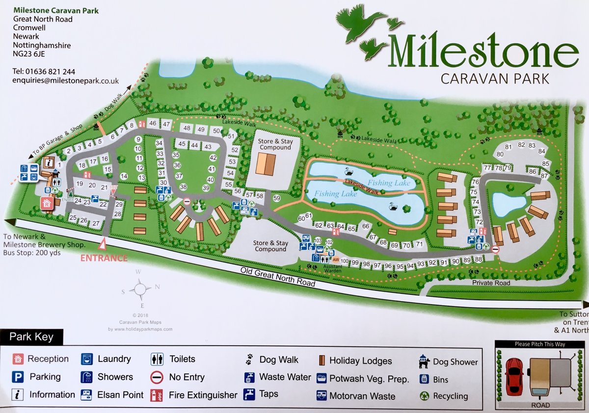 Corrimal Caravan Park Map
