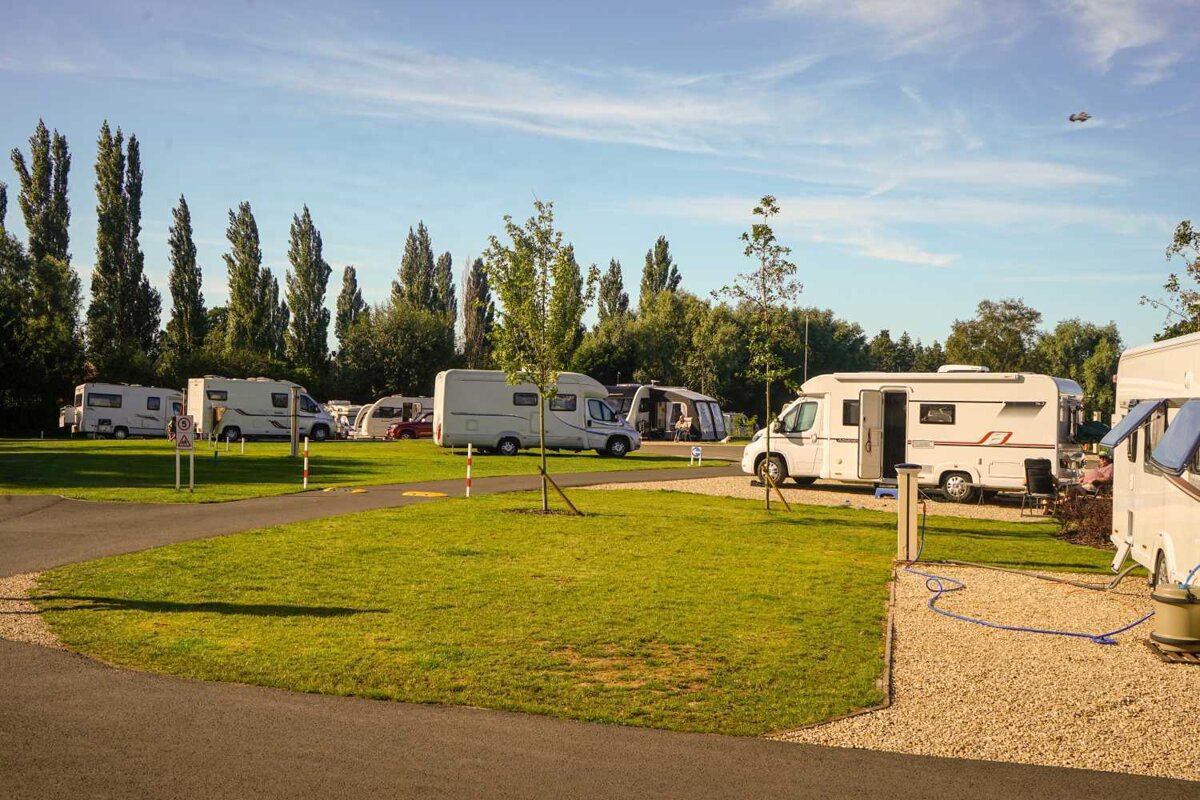 Tewkesbury Abbey Caravan and Motorhome Club Site Alan Rogers