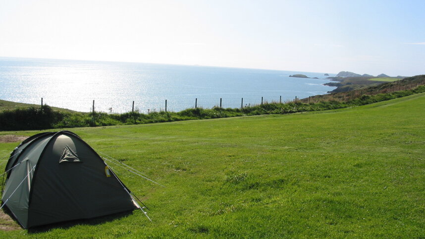 Caerfai bay outlet campsite