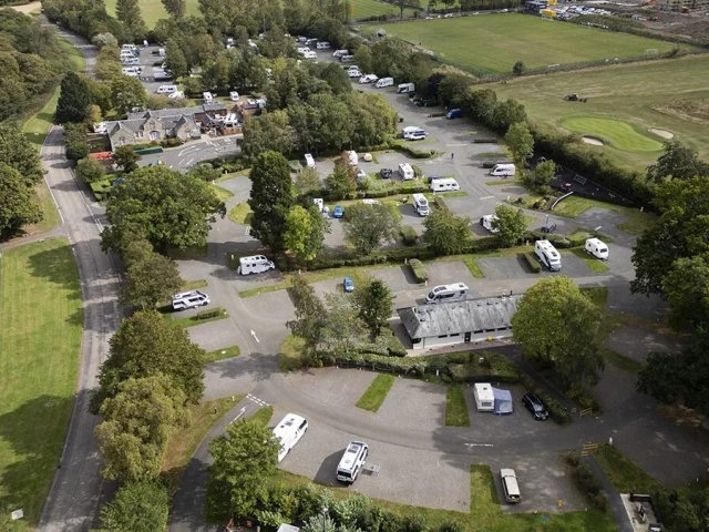 Edinburgh Caravan and Motorhome Club Site
