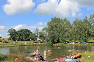 Swimming in lakes and rivers