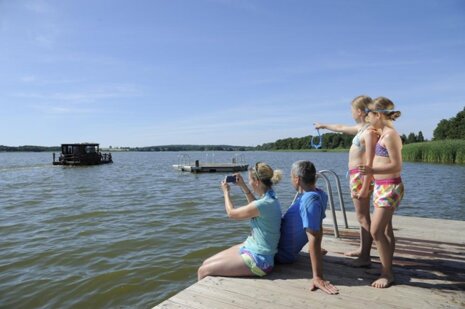 Lake swimming in Germany