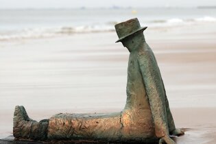 Camspites near a beach in Belgium