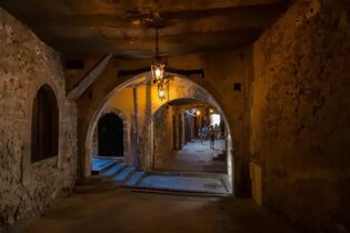 Beach houses on British coast