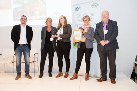 Alan Rogers & the Caravan and Motorhome Club Awards 2016