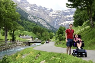 Karla and Stephen on holiday in the French Pyrenees