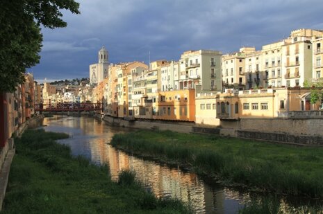 River Onyar, Girona, Catalunya