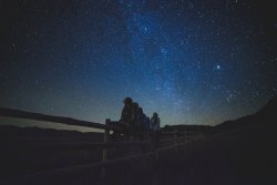 Gaze at the night sky