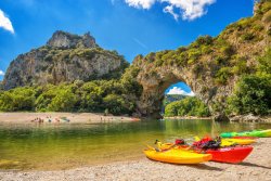 Kayaking in the Ardèche 