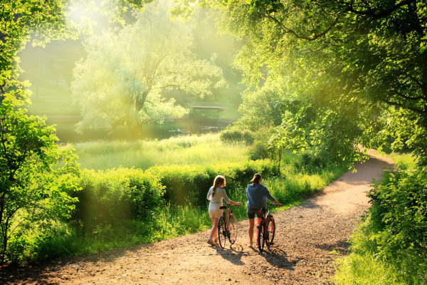 Countryside cycling