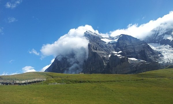 North face of the Eiger Glacier image by Bajarita via pixabay