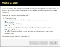 Cookie Consent Example