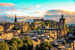 Edinburgh skyline as seen from Calton Hill
