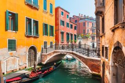 Colourful canals of Venice