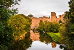 Sunsets over Warwick Castle