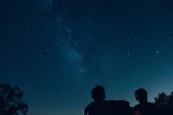 Camping under the stars