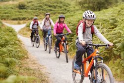 Family cycling