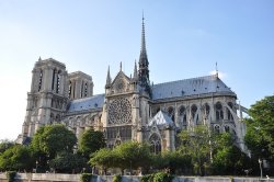 Cathédrale Notre Dame de Paris - Completed in 1345 - Photograph: 3 June 2010