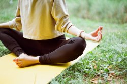 Woman doing yoga