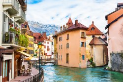 Colourful town of Annecy in Rhône-Alps