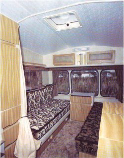 The Champagne interior of a Marden Silverstar c1982