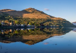 Arrochar at the head of Loch Long