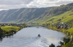 Wine village of Piesporter, Germany