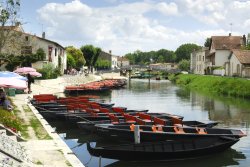 River Sevre in the village of Coulon