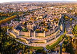 Cité de Carcassonne from above