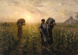 Jules Breton, Fin du travail (The End of the Working Day), 1886-1887
