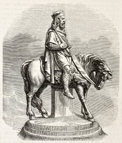 King Gradlon Statue in Quimper