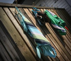 Swimwear on a hook