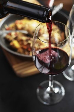 red wine