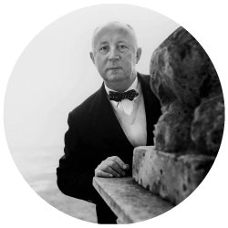 Christian Dior photographed at his home in the South of France by Anthony Armstrong-Jones. Picture courtesy Lord Snowdon/Camera Press/Gamma